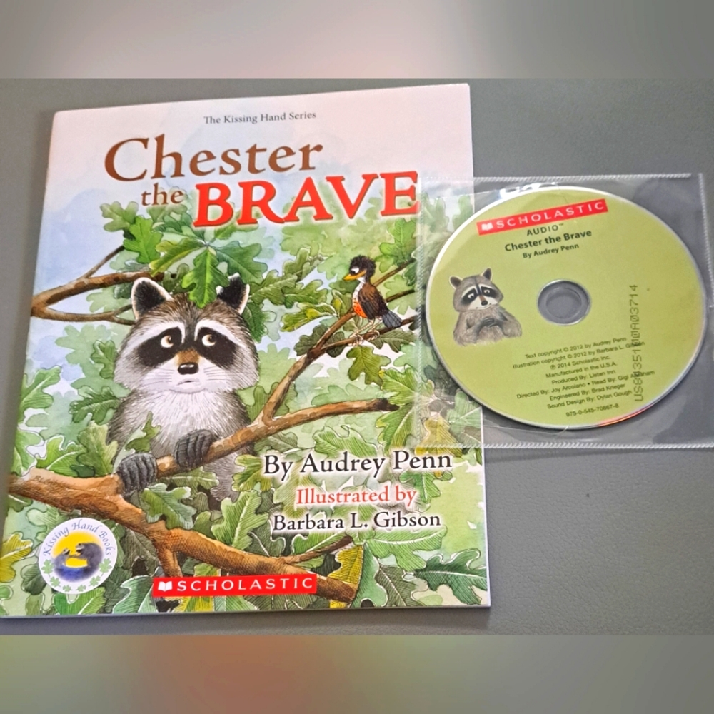 New Scholastic Chester the Brave Book and CD Set